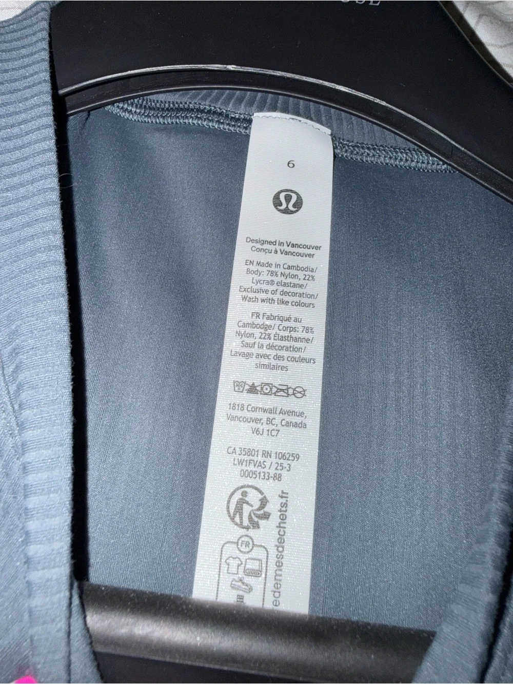 lululemon athletica All Aligned Ribbed Midi Dress in Charcoal Gray